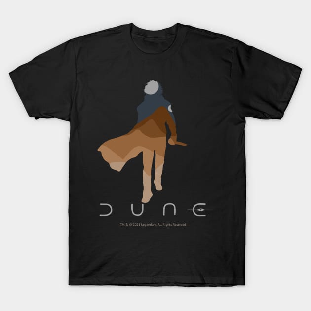 Dune Nerd Paul Atreides Silhouette T-Shirt by Slightly Unhinged